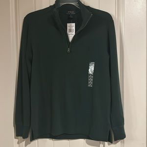 NWT Boys Polo 1/4 zip sweater